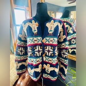 Express Tricot Wool Cardigan